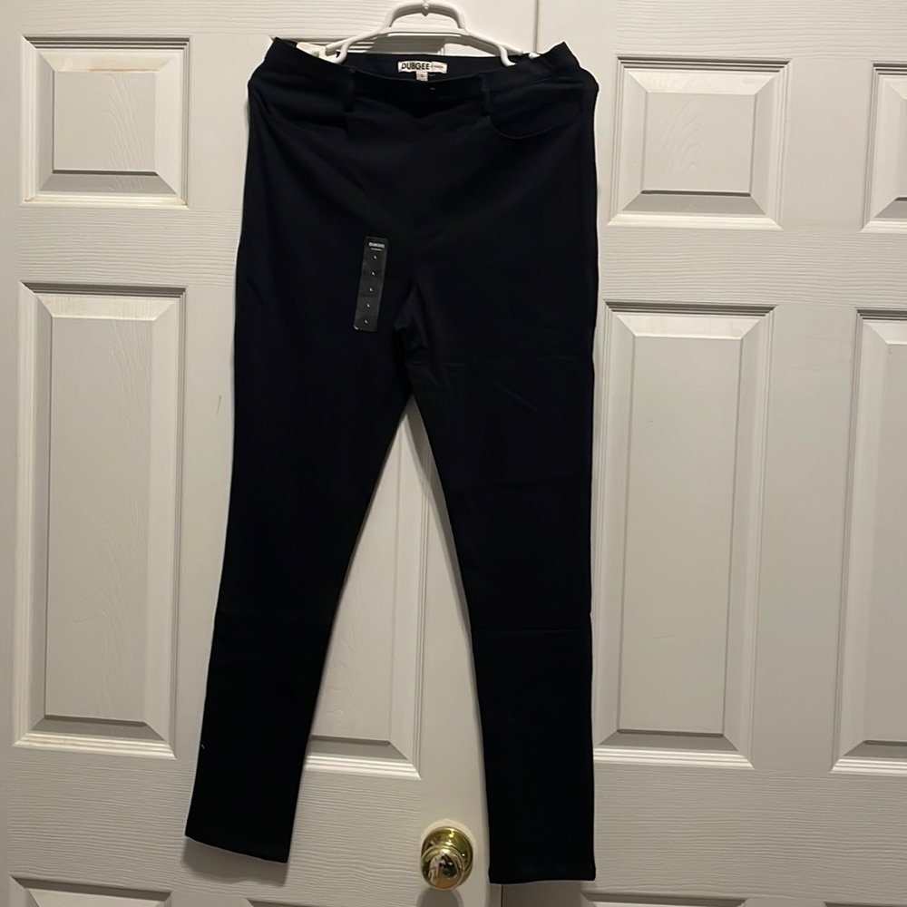 NWT. DUBGEE By Whoopi Five Pocket Stretch Pants